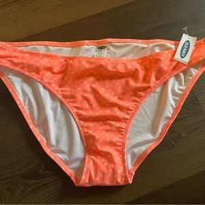 Old Navy Bright Coral Bikini Bottom ONLY
